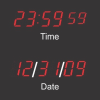 BRG's Calendar Clocks with 2.5" LEDs
